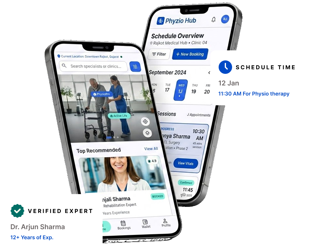 Phyzio Hub app preview